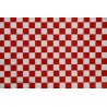 Oracover Fun 4 White-Red Checkered 2m