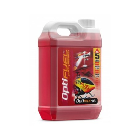 Optimix Fuel 16% Nitro, 18% Klotz oil. Suitable for Heli 5L