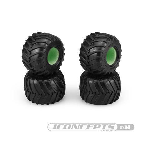 Golden Years - blue compound, 1/24th mini monster truck tire - (Fits - 3442 Tribute - 1/24th Mini Monster Truck wheel)
