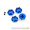17mm Finnisher serrated / magnetic wheel nut (blue)