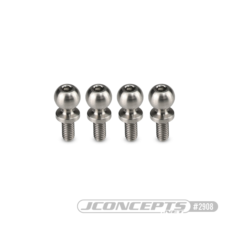 Titanium Clod Buster | Regulator lower cradle - 6 x 6mm ball-stud, 4pc