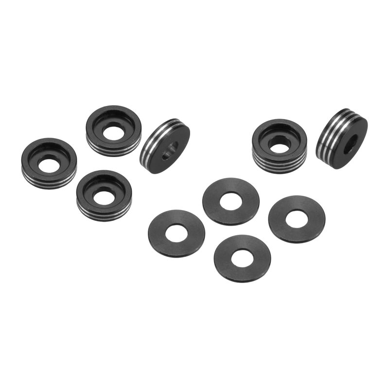 Dirt Racing Products - recessed ball-stud washer - set (black)