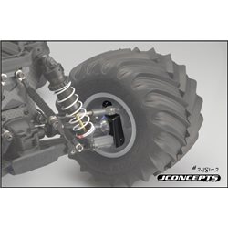 JConcepts - Traxxas Slash 4x4 | Stampede 4x4, front L/R caster block - black