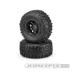 Landmines - pre-mounted on 3351B Hazard wheels, yellow compound - (Fits - Traxxas Slash R, 4x4 F&R)