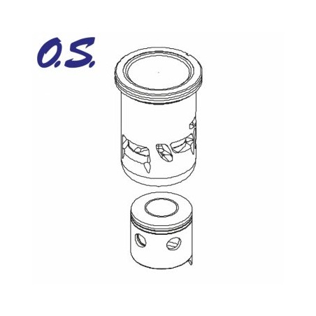 Piston &amp; Sleeve Speed R21 Euro