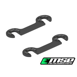Front Rollcenter Shims, Carbon 1.0mm - MTC2 (2)