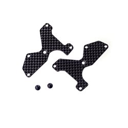 FRONT LOWER ARM PLATE 2mm - CARBON