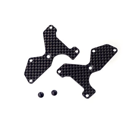 FRONT LOWER ARM PLATE 2mm - CARBON
