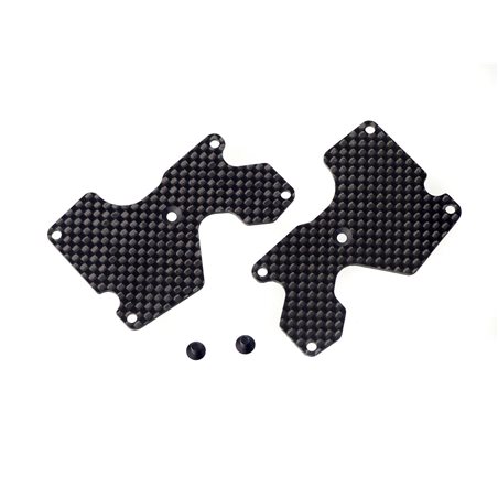 REAR LOWER ARM PLATE 2mm - CARBON