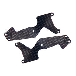 FRONT LOWER ARM PLATE 2,50mm (CFRP) TRUGGY