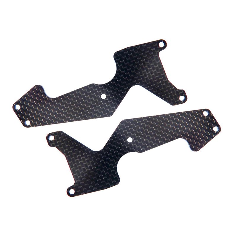 FRONT LOWER ARM PLATE 2,50mm (CFRP) TRUGGY