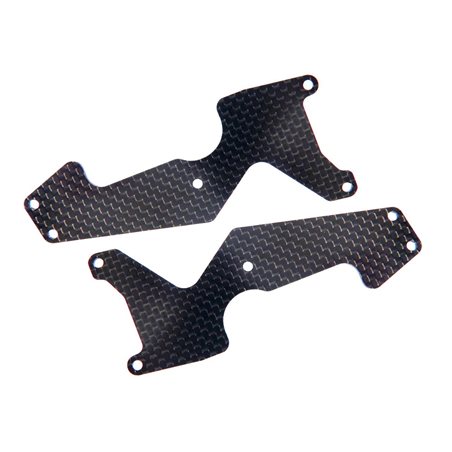 FRONT LOWER ARM PLATE 2,50mm (CFRP) TRUGGY