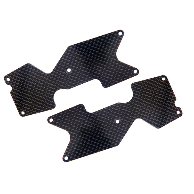 REAR LOWER ARM PLATE 2,50mm (CFRP) TRUGGY