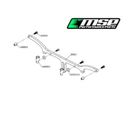 Rear body mount set (option)