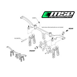 Rear body mount set (option)