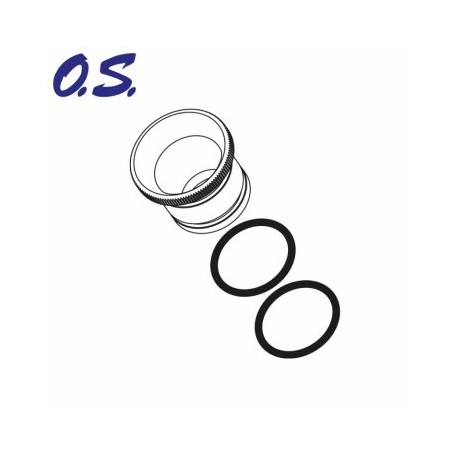 Carburettor Reducer 9mm (Blue) med O-Ring
