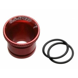 Carburettor Reducer 7mm (Red) Alu