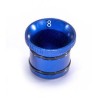 Carburettor Reducer 9mm (Blue) Alu