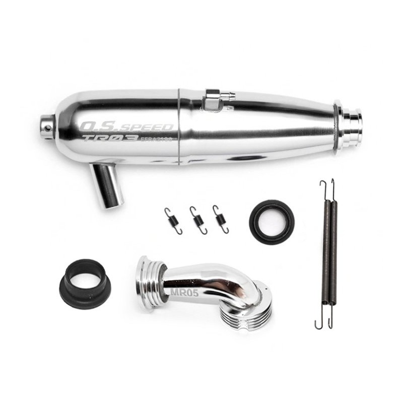 Tuned Silencer Complete Set TR03 V2 EFRA2196 1/8 On-road