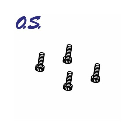 Insexskruv M2.6x8mm (10)