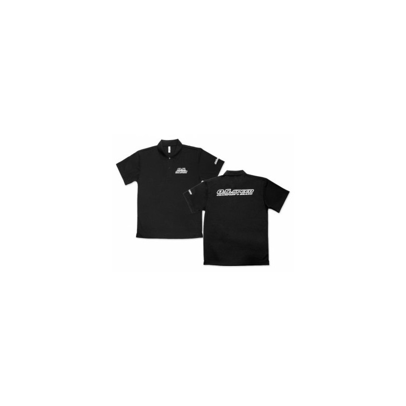 O.S.SPEED Dry Polo Shirt 2023 Black XL