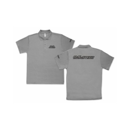 O.S.SPEED Dry Polo Shirt 2023 Grå XL