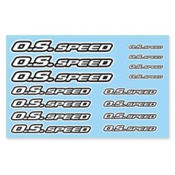 O.S.SPEED Pro Decal 2023 White