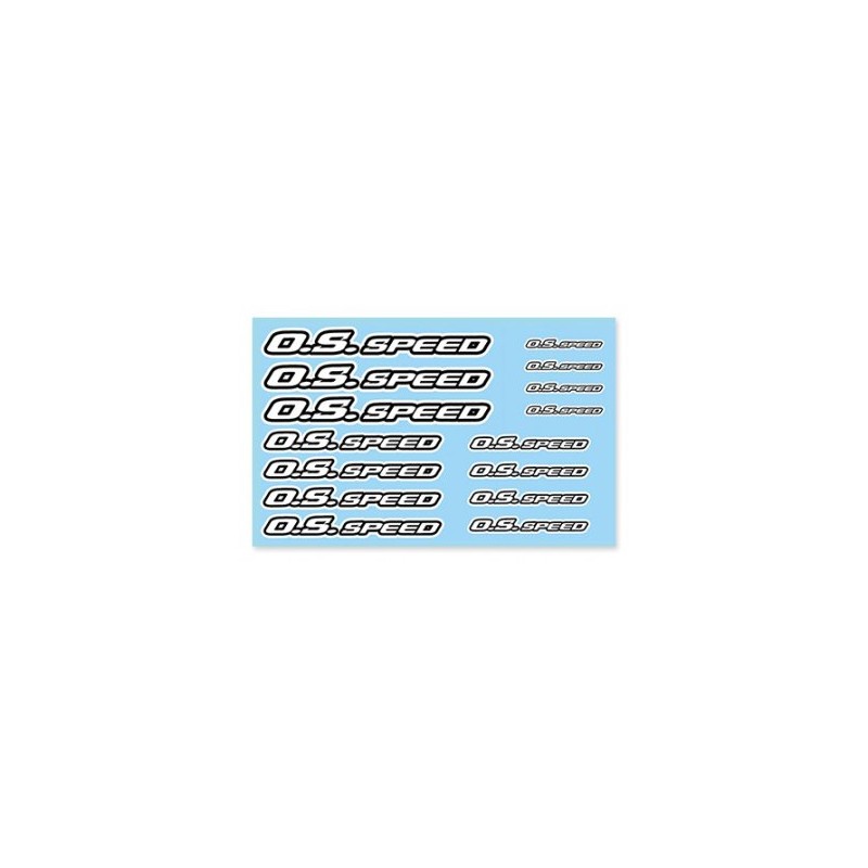 O.S.SPEED Pro Decal 2023 White