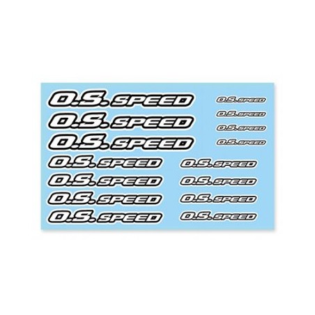 O.S.SPEED Pro Decal 2023 White