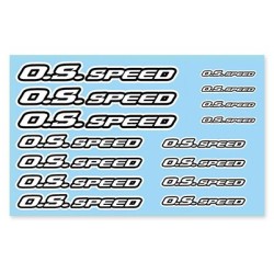 O.S.SPEED Pro Decal 2023 White