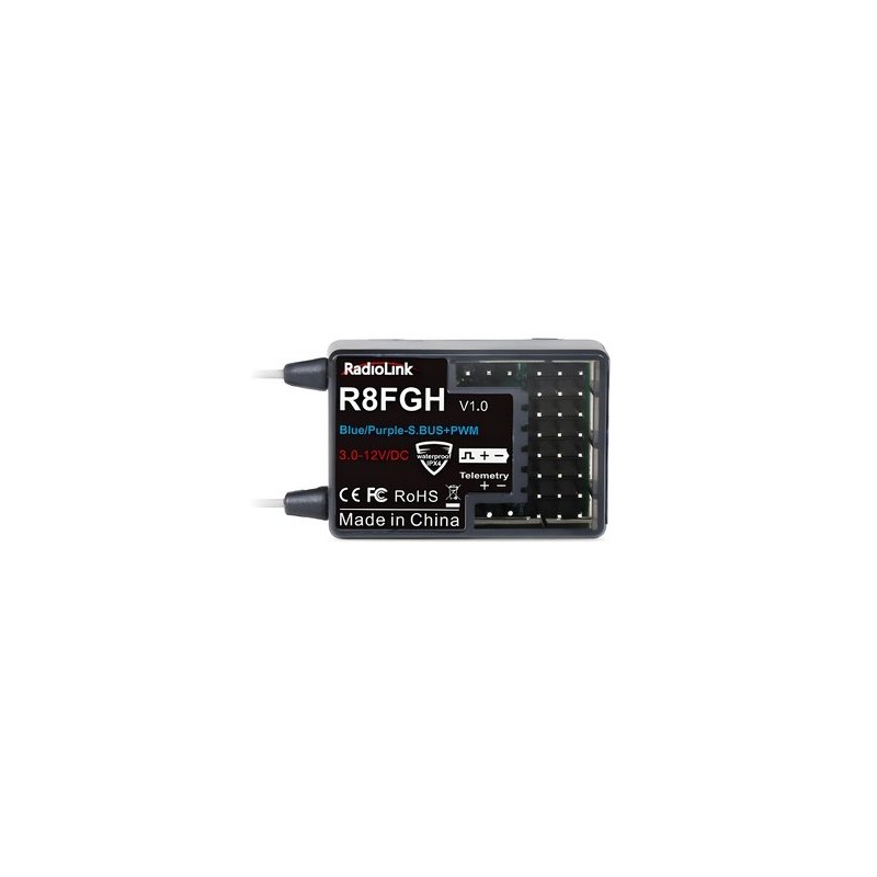 Receiver R8FGH 8-channels HV with Voltage cable