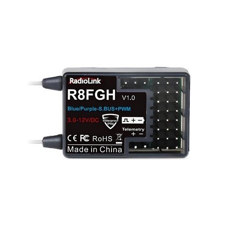 Receiver R8FGH 8-channels HV with Voltage cable