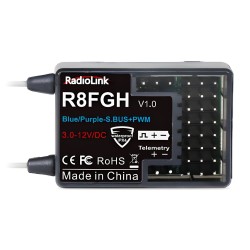 Receiver R8FGH 8-channels HV with Voltage cable