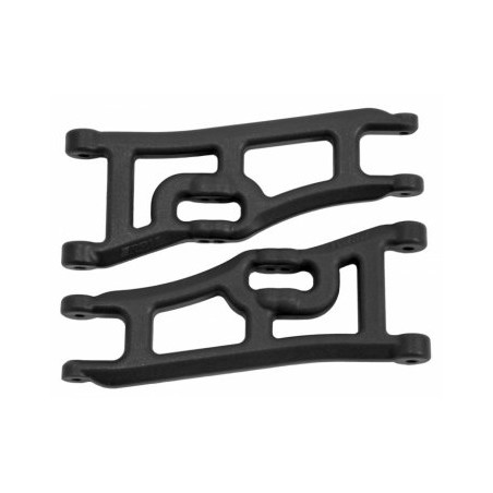 Suspension Arms Front Extended Black Rustler, Stampede - 2WD
