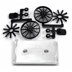 Mock Radiator and Fans 1/10
