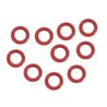 S5 O-RINGE (low friction rubber, red) (10)