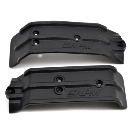 Skid Plate Front & Rear Black Mini Maxx/XRT