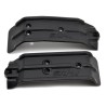 Skid Plate Front & Rear Black Mini Maxx/XRT