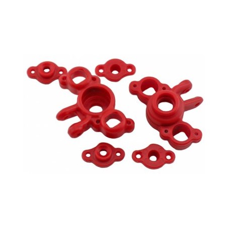 Axle Carriers Red (Pair) Traxxas 1/16