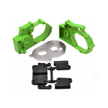 Gearbox Case w/ Mounts Green Bandit, Rustler, Stampede,Slash