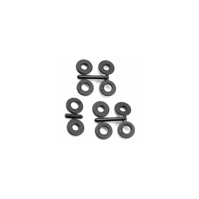 Body Savers 6mm Posts Black (5)