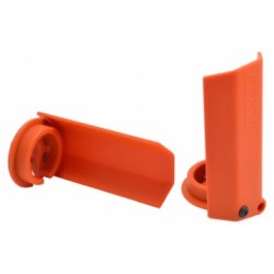 Skydd Stötdämparaxel Orange (2) X-Maxx