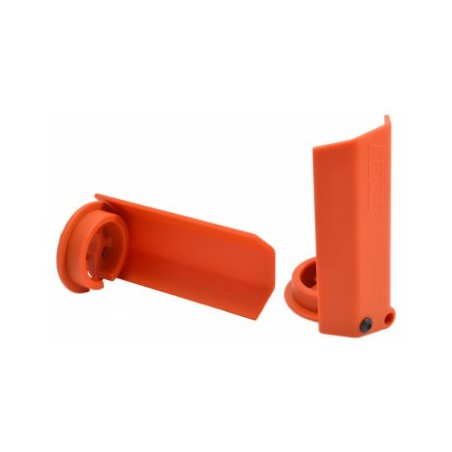 Skydd Stötdämparaxel Orange (2) X-Maxx
