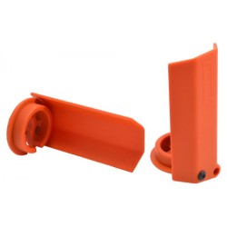 Skydd Stötdämparaxel Orange (2) X-Maxx