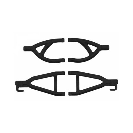 Suspension Arms Rear Black (2+2) 1/16 E-Revo