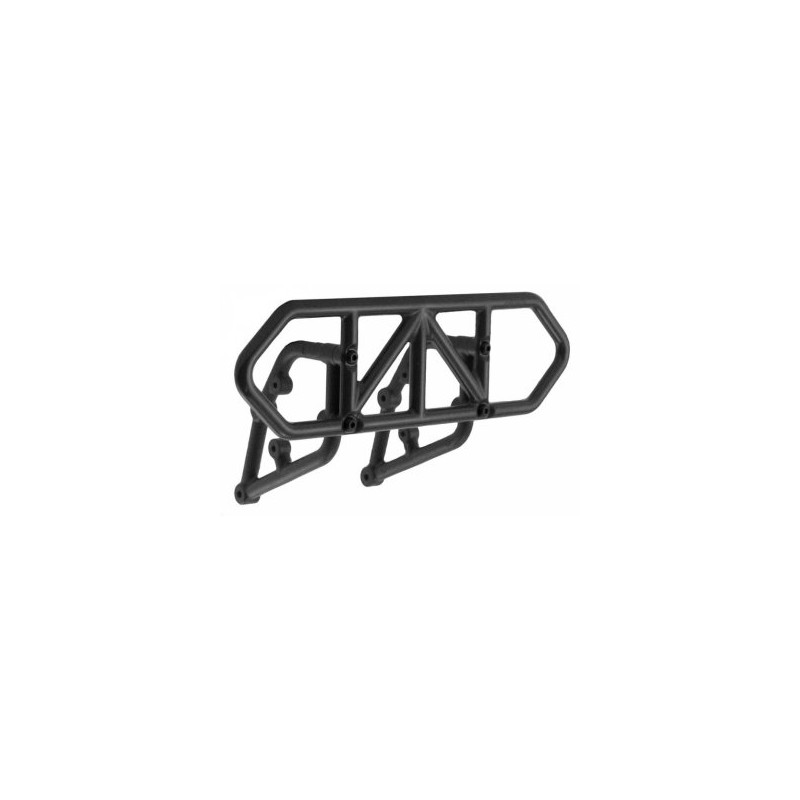 Bumper Rear Black Slash 2WD