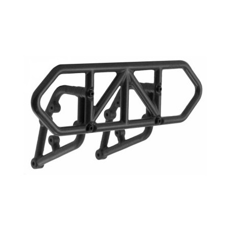 Bumper Rear Black Slash 2WD