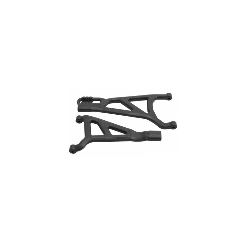 Suspension Arms Front Left Black (Pair) E-Revo 2.0