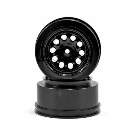 Fälg Revolver 2.2/3.0" Svart (2) Slash 4x4, Slash 2WD Bak
