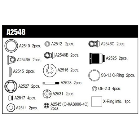 Dämpfer Komplettset